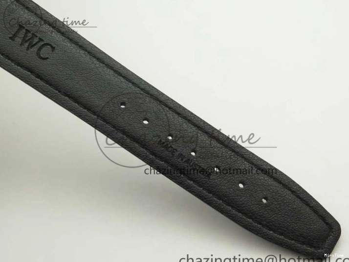 MIROTIME 0303 Supportive Portofino Automatic SS AF 1:1 Best Edition White Dial on Black Croco Leather Strap A 7184